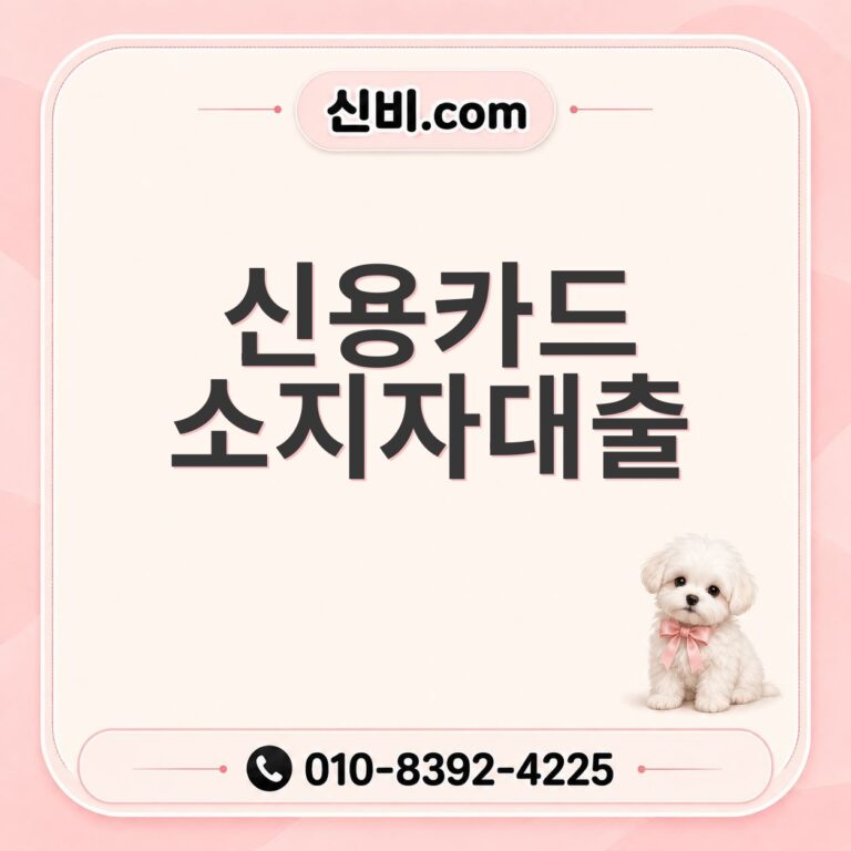 신용카드 소지자 대출
