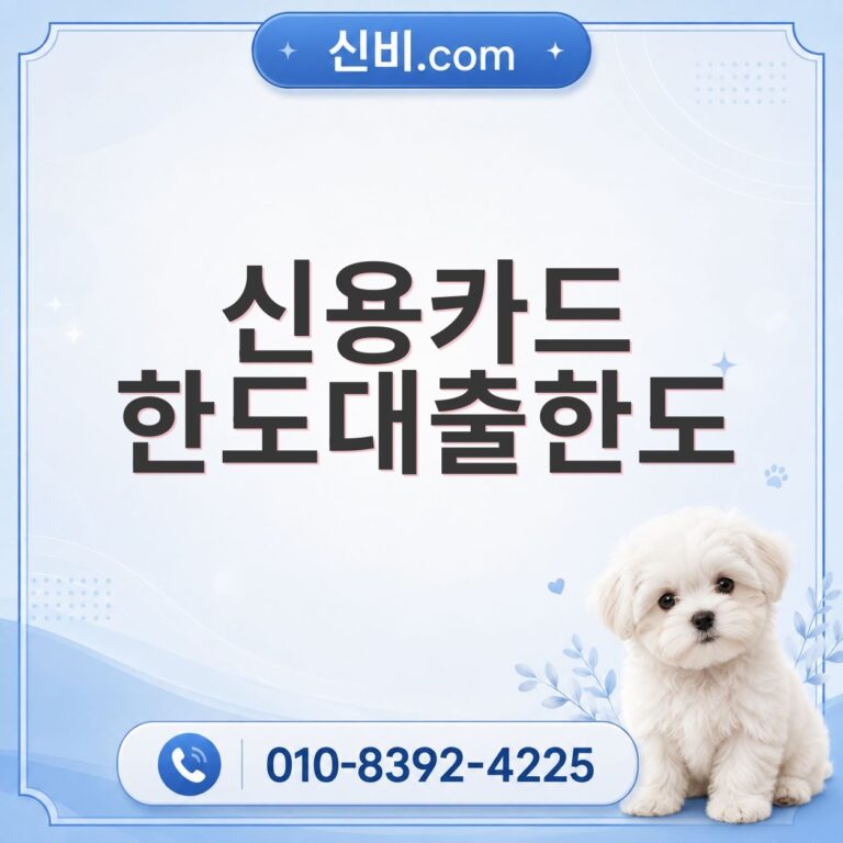 신용카드한도대출 한도
